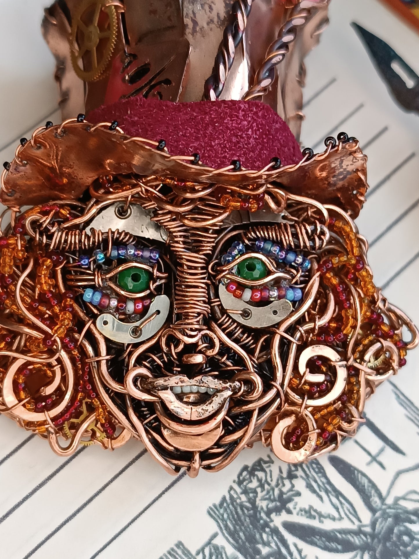 Hatter necklace.