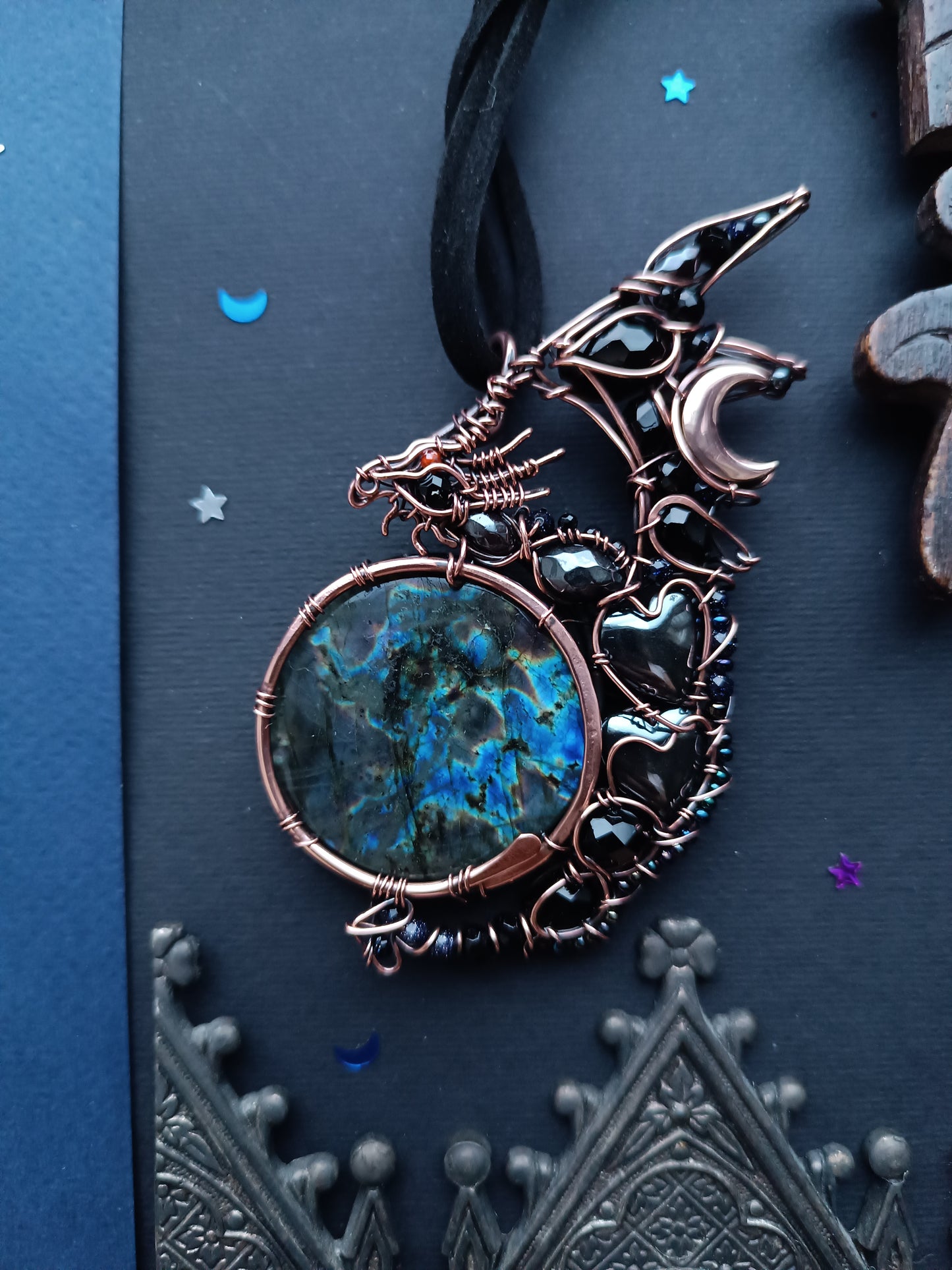 Wizard of the blue moon. Dragon necklace