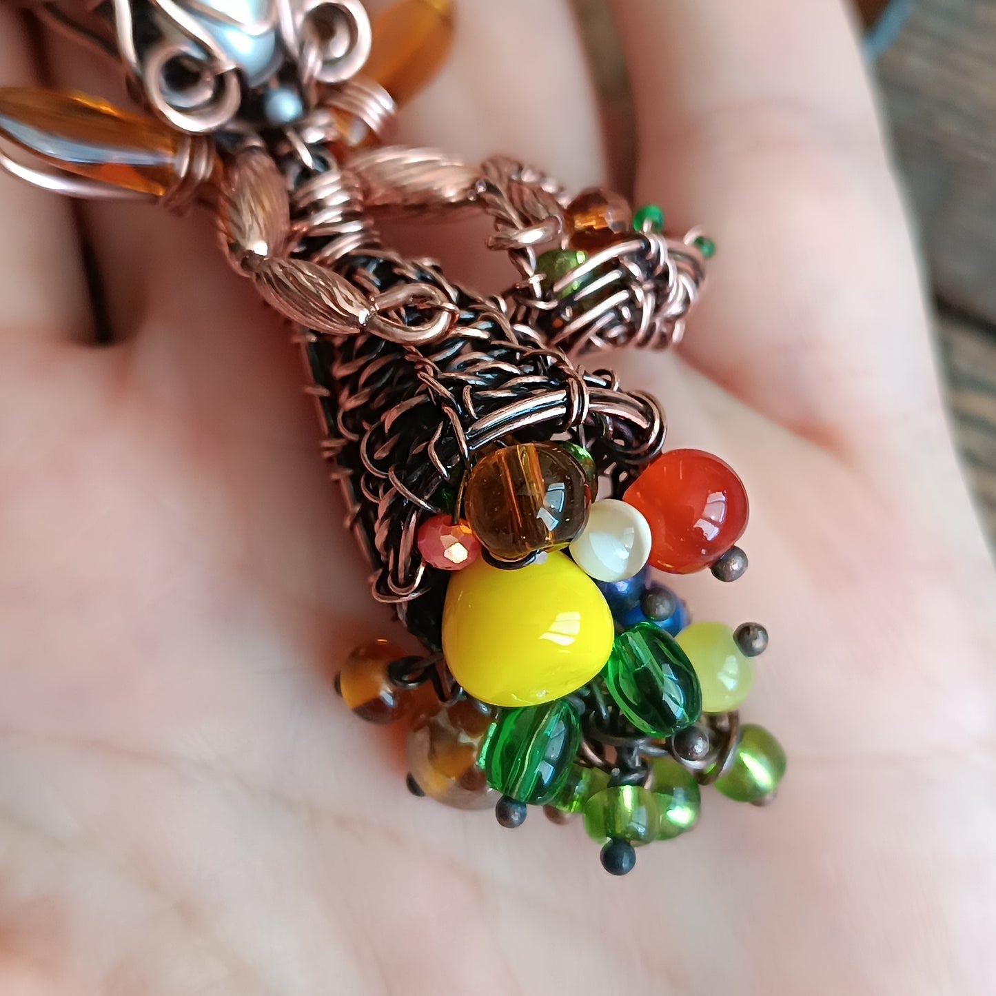 Harvest fairy pendant