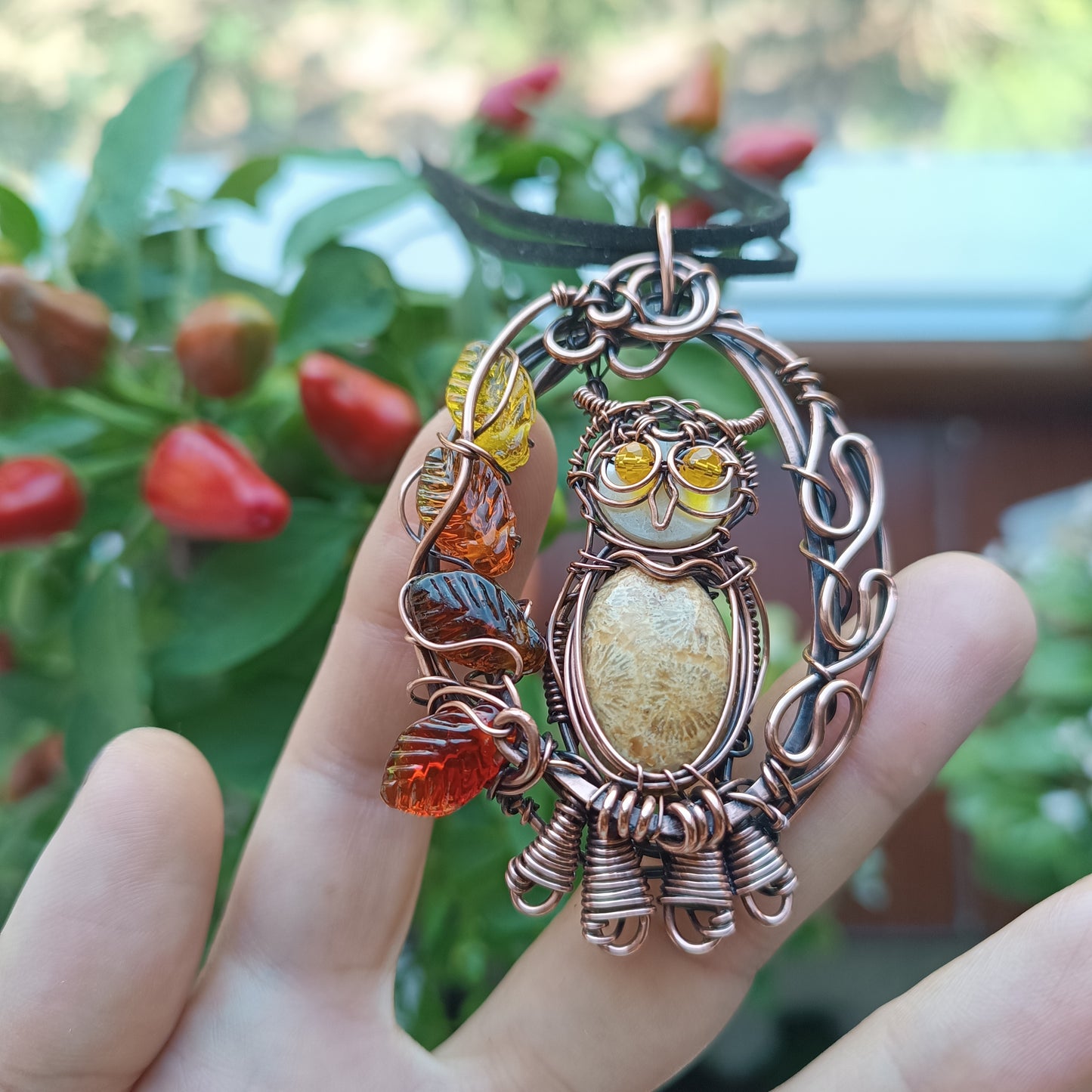 Owl necklace