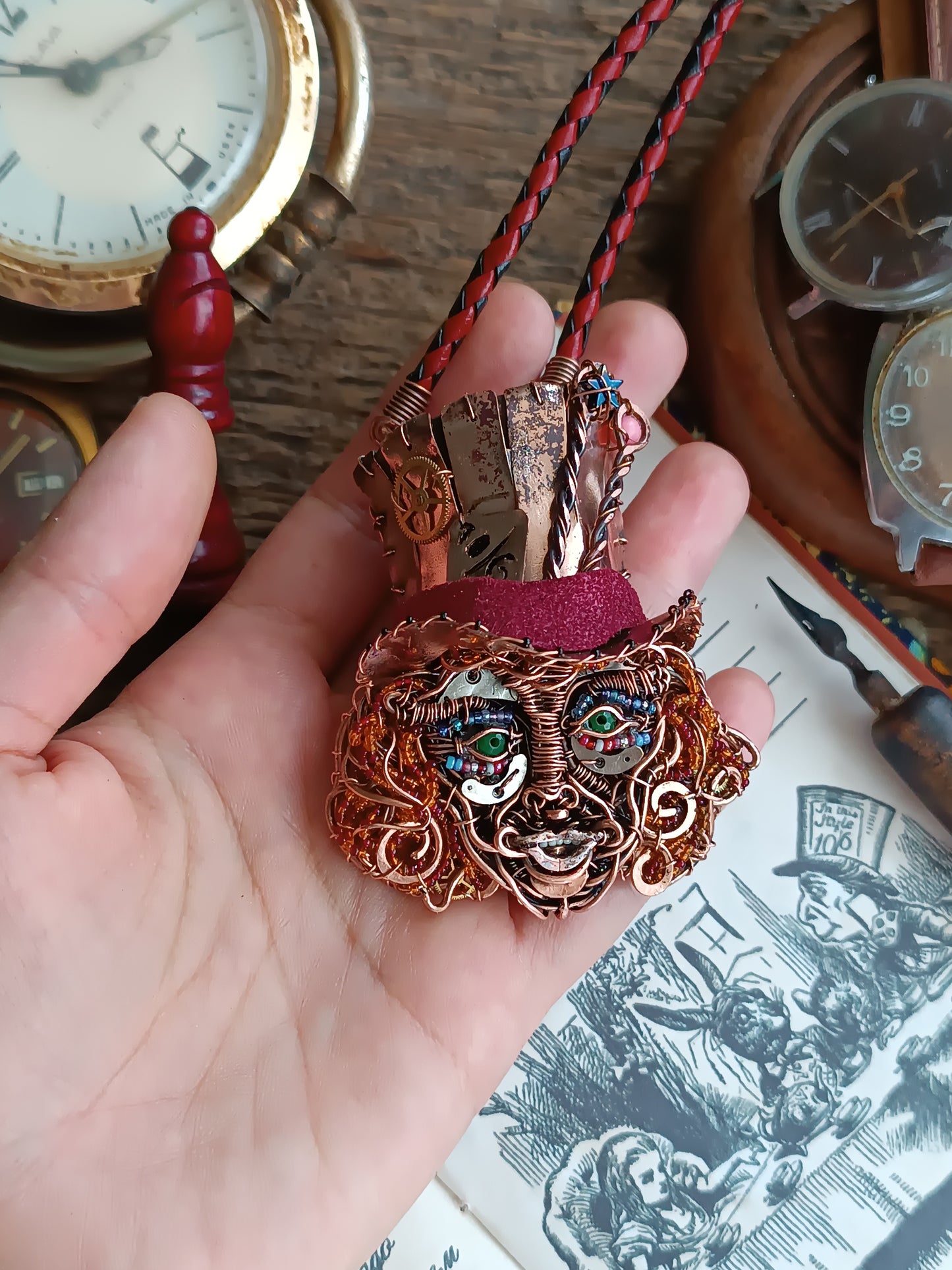 Hatter necklace.