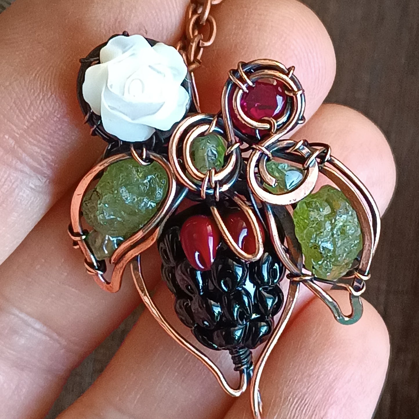 Blackberry necklace