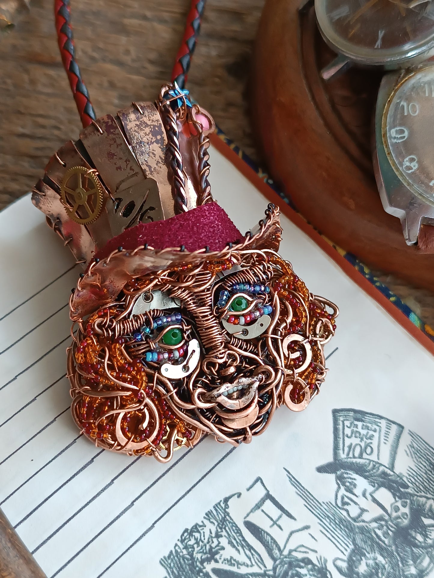 Hatter necklace.