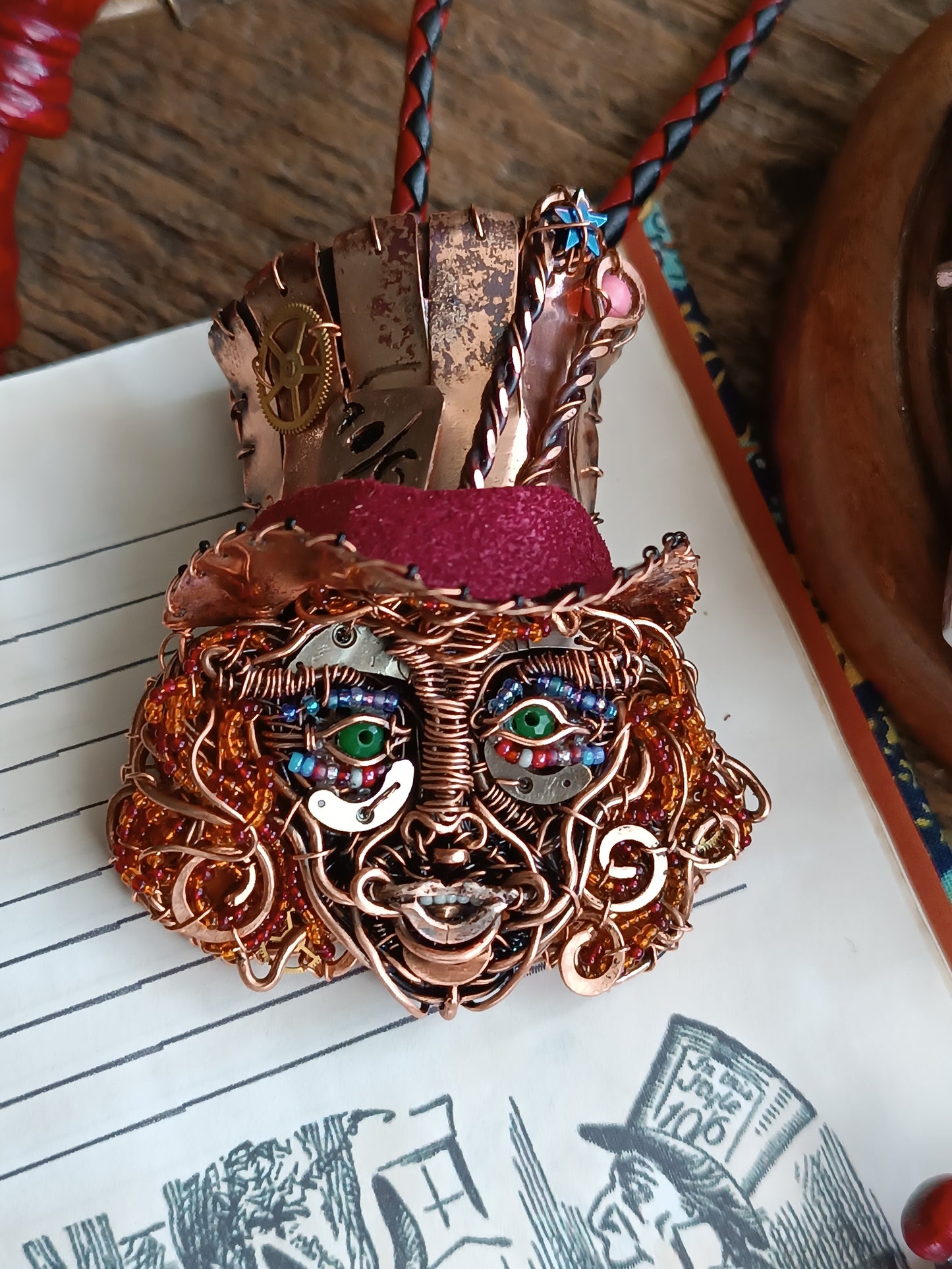 Hatter necklace.