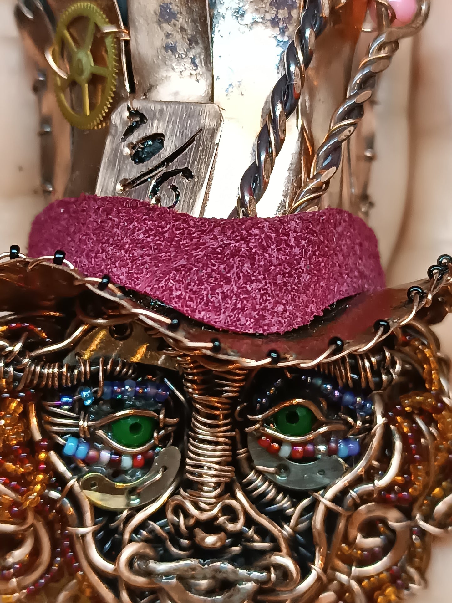 Hatter necklace.