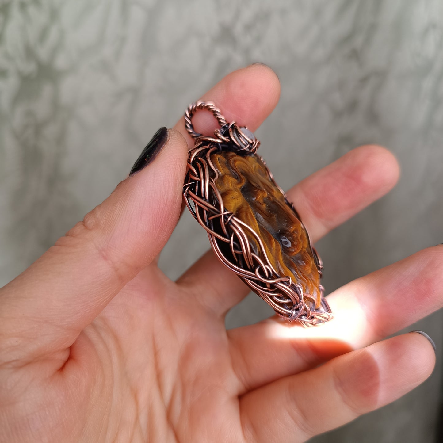Lion head necklace