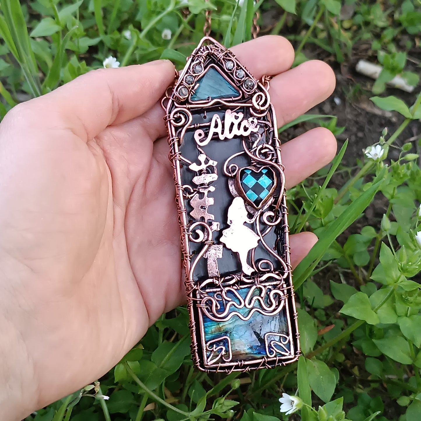 Alice necklace.