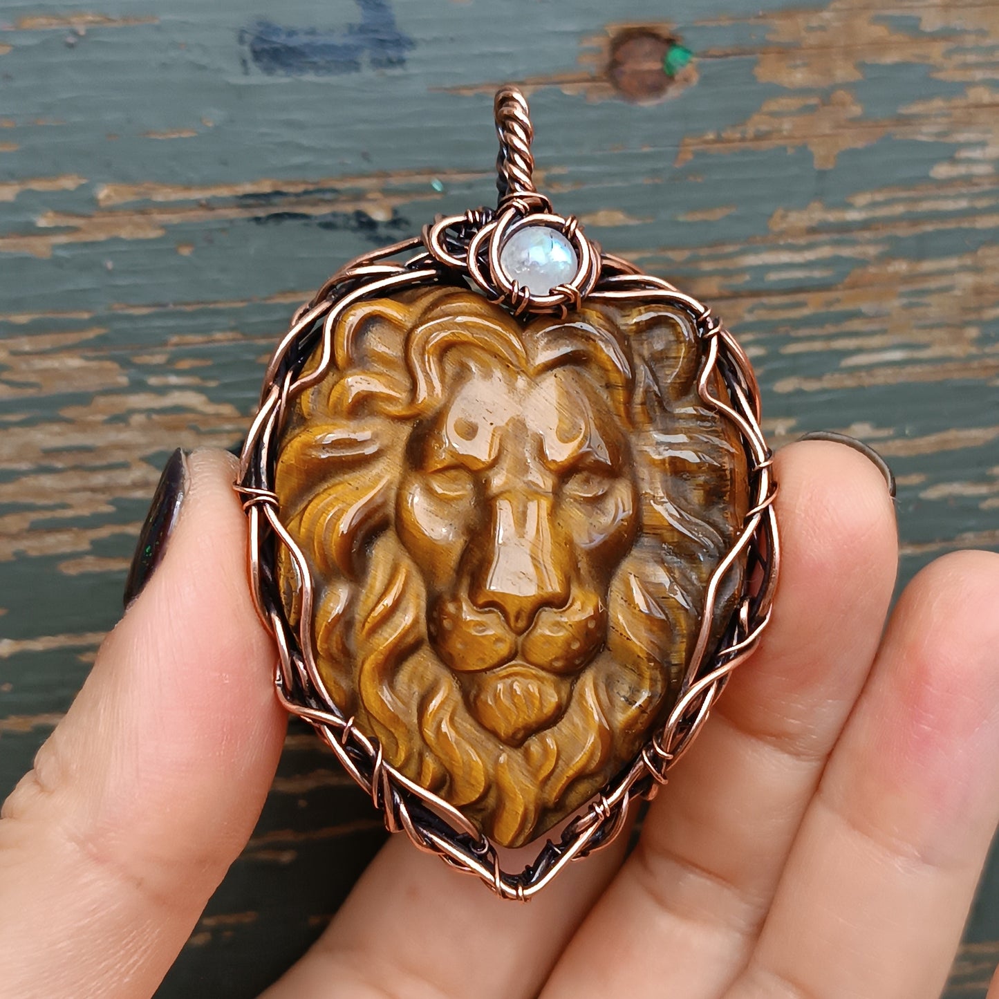 Lion head necklace
