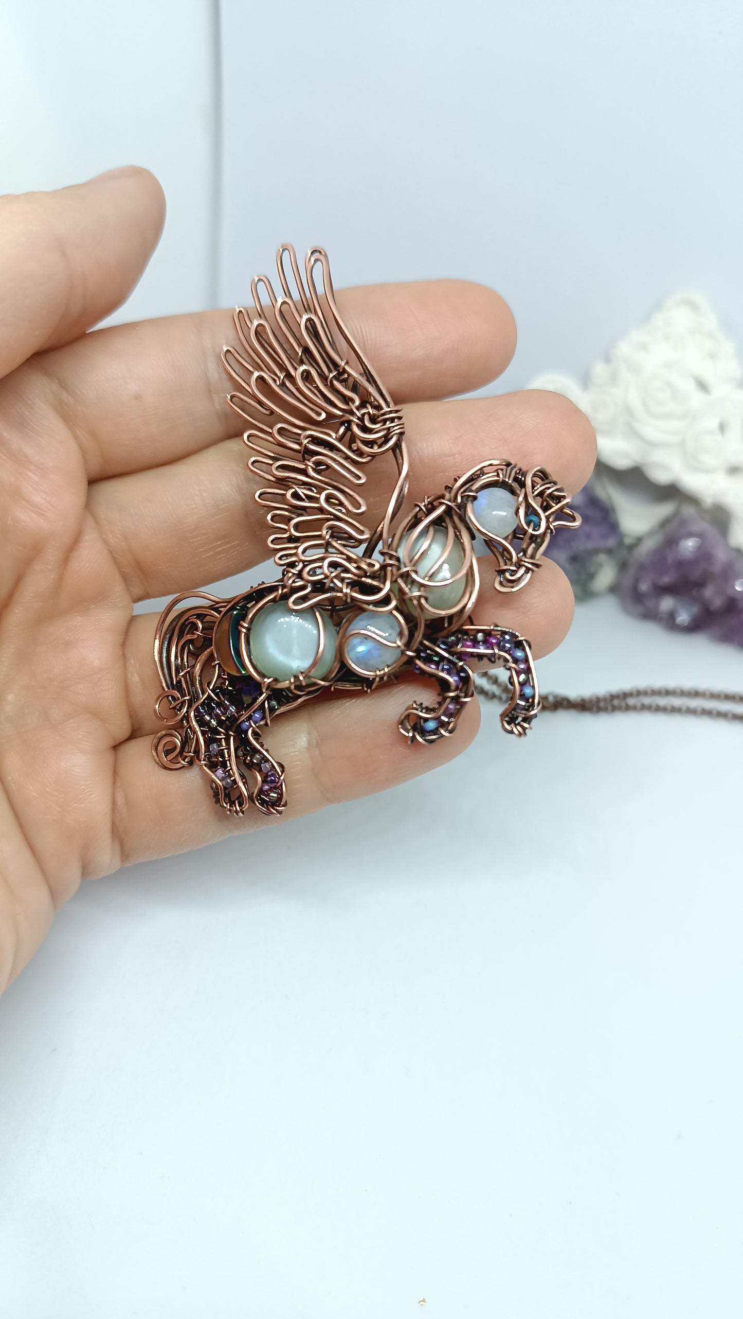 For Diane. Fantasy Pegasus pendant