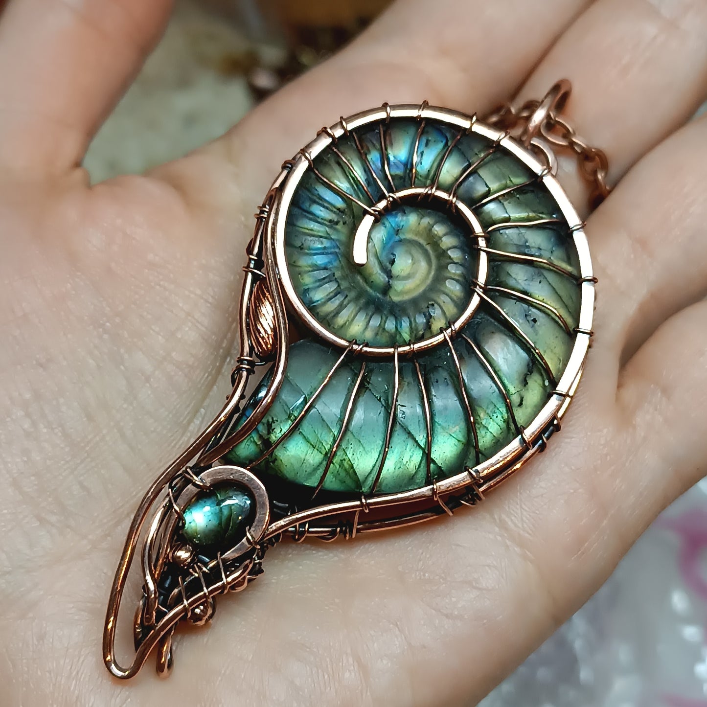 Mermaid shell necklace