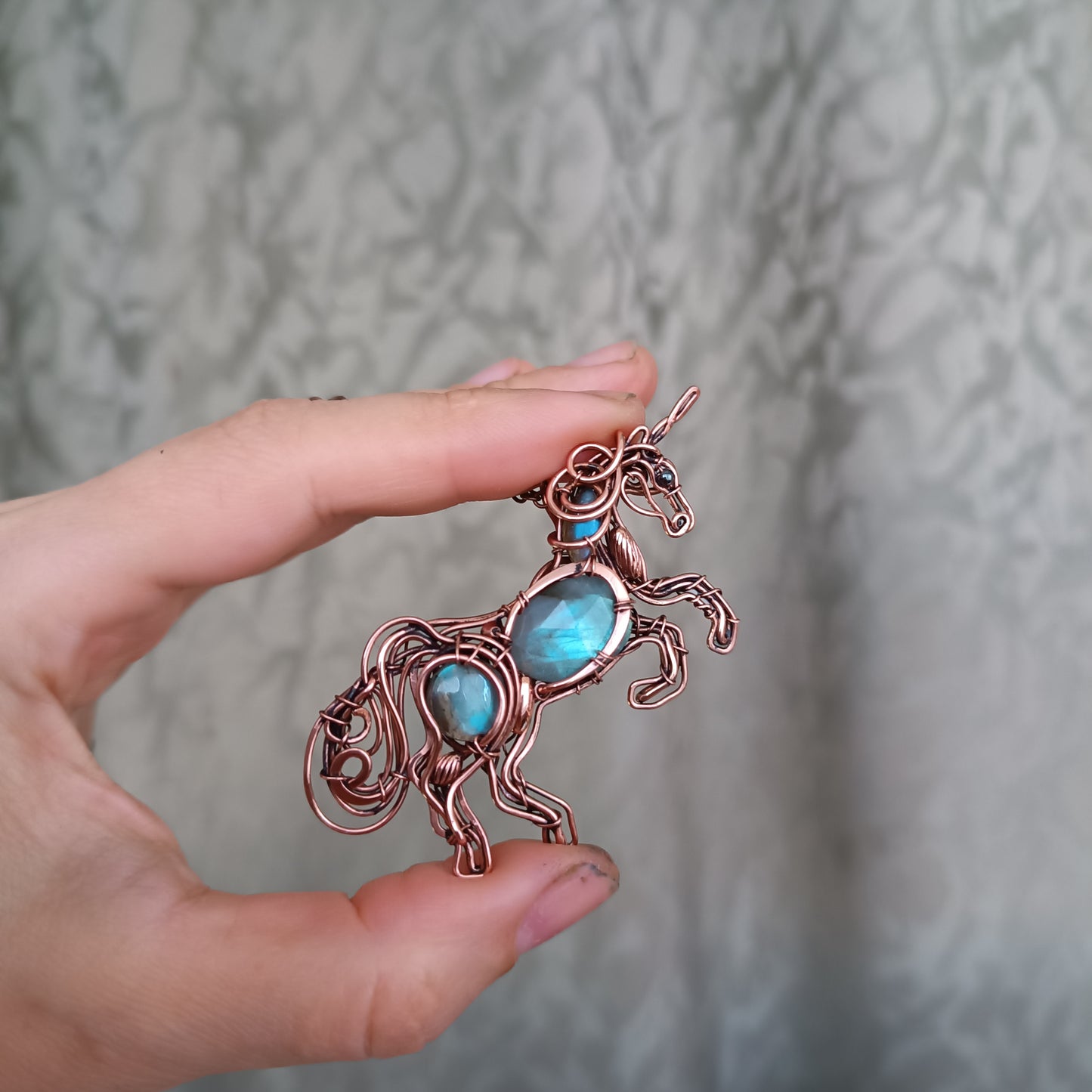 Morning breeze the young Unicorn necklace