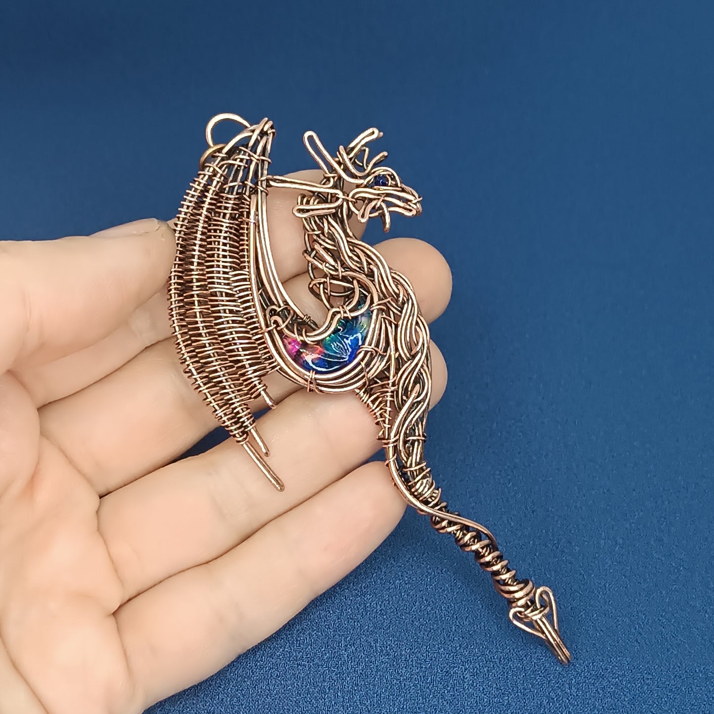 Dragon and Moon necklace
