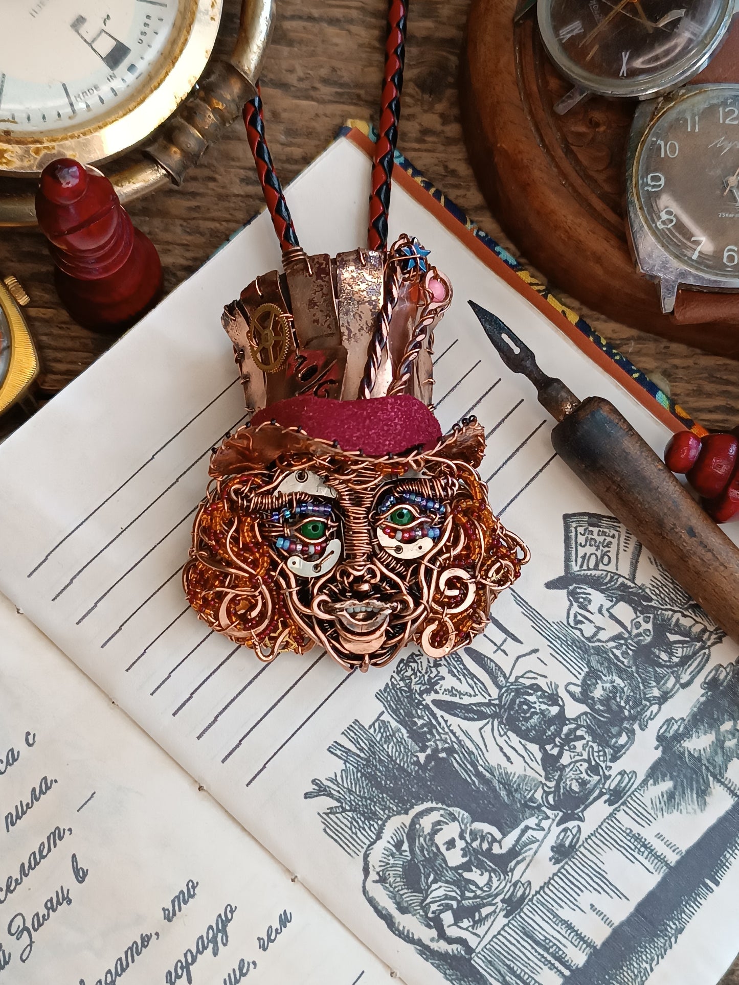 Hatter necklace.