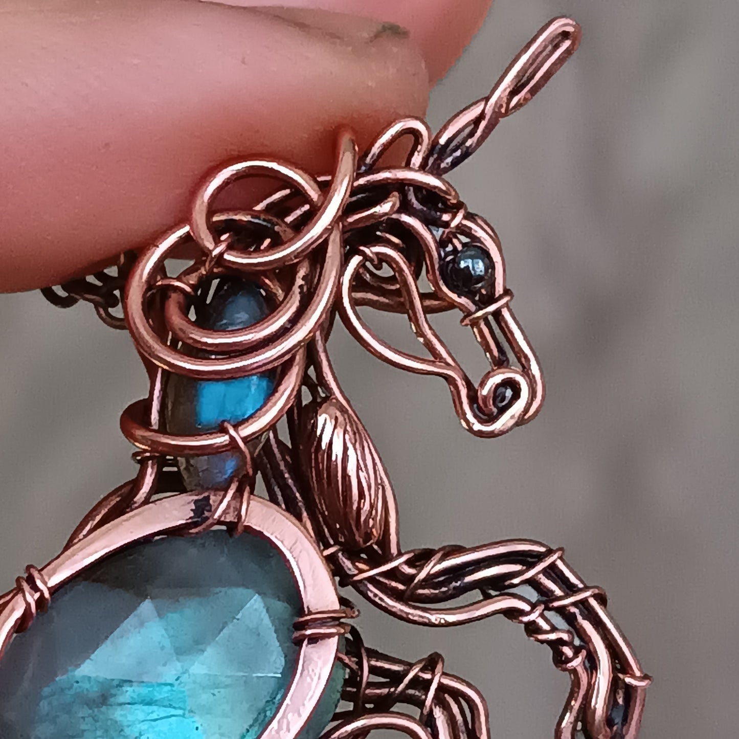 Morning breeze the young Unicorn necklace