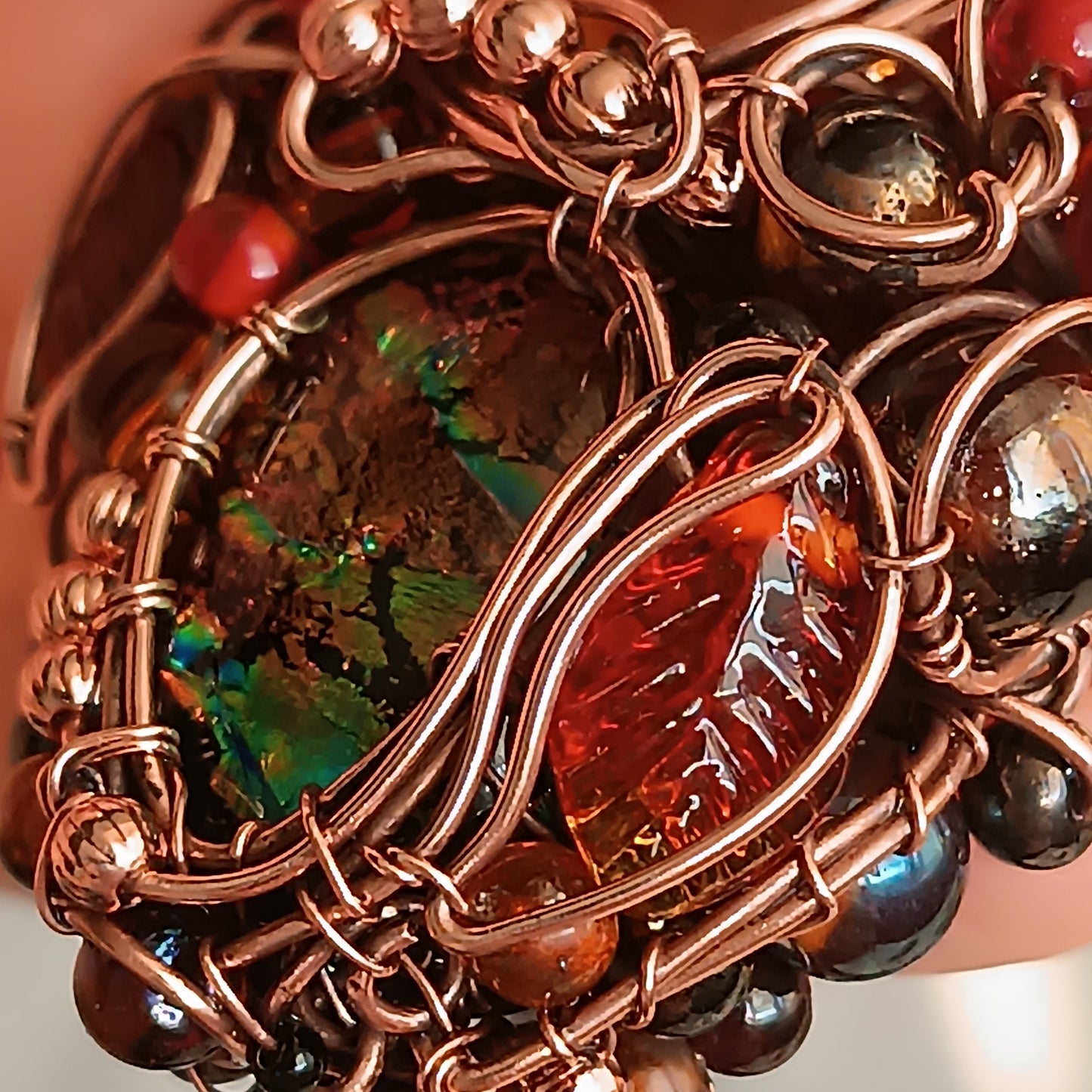 Candied fruit vial pendant