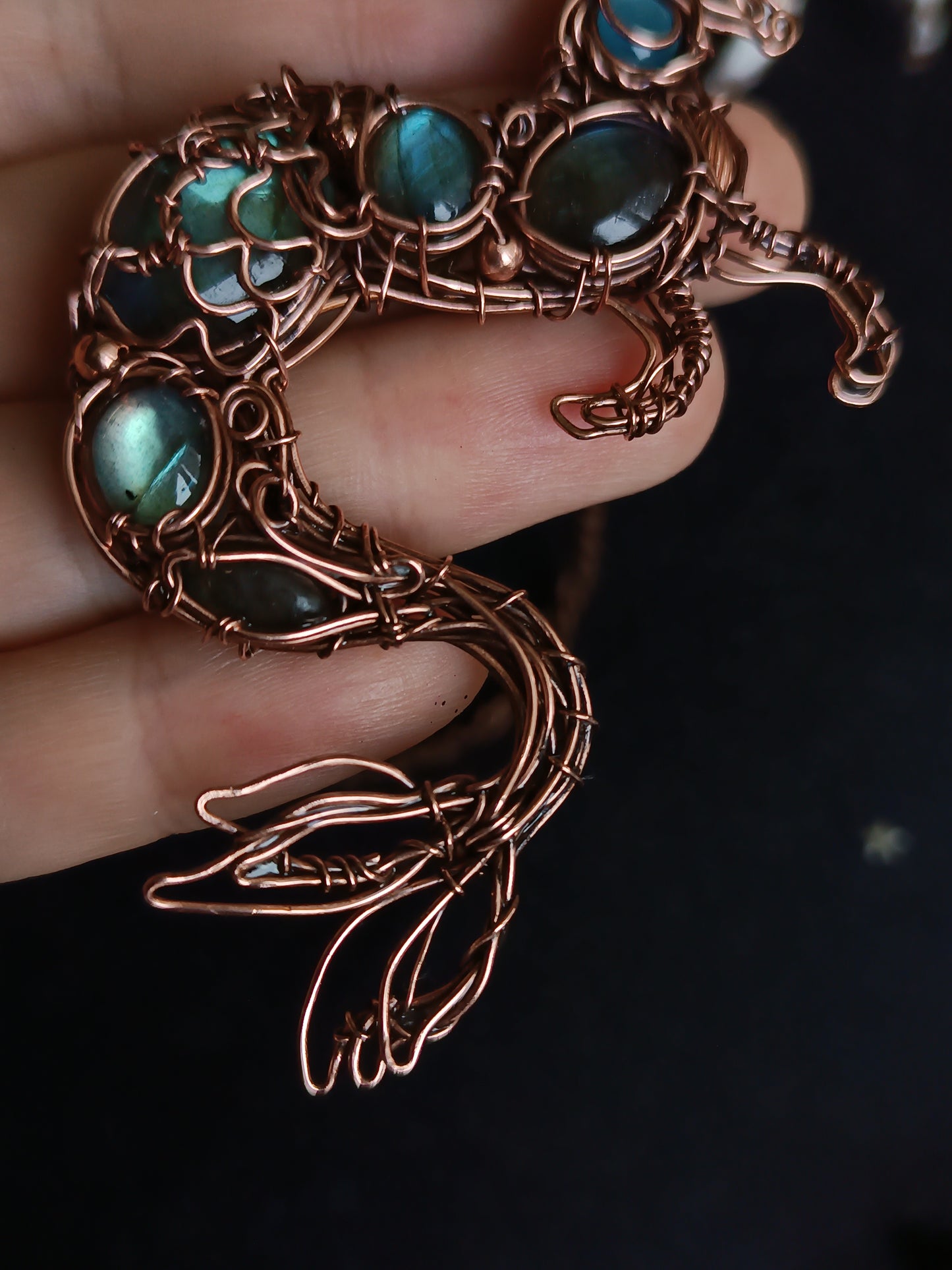 Water horse. Kelpie pendant.