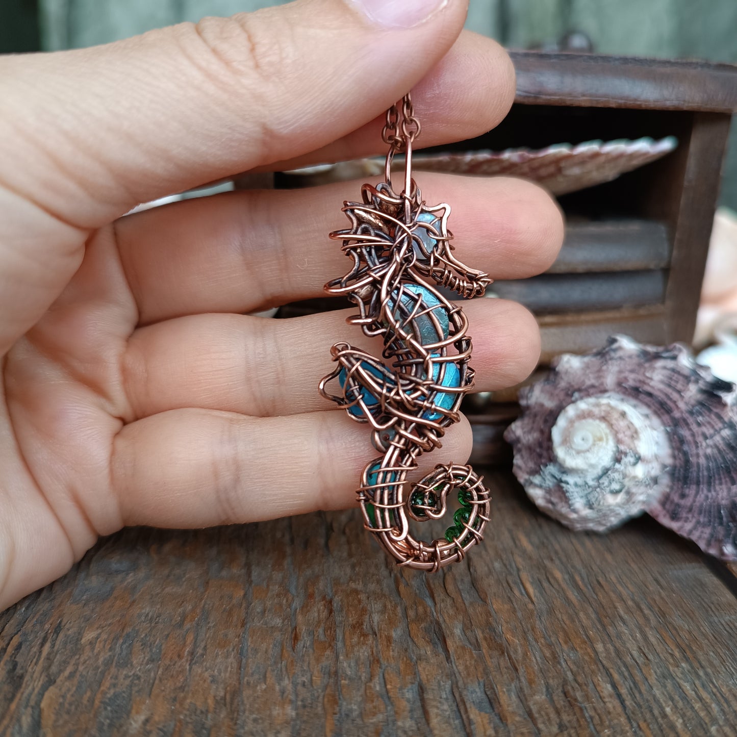 Seahorse pendant