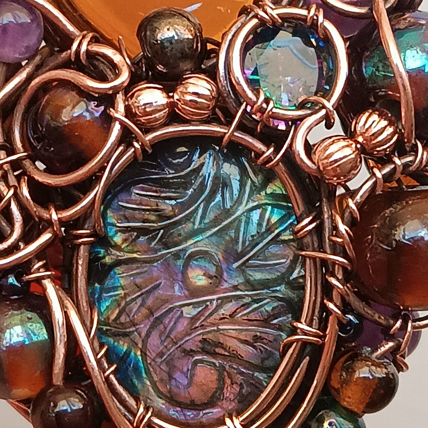 Candied fruit vial pendant