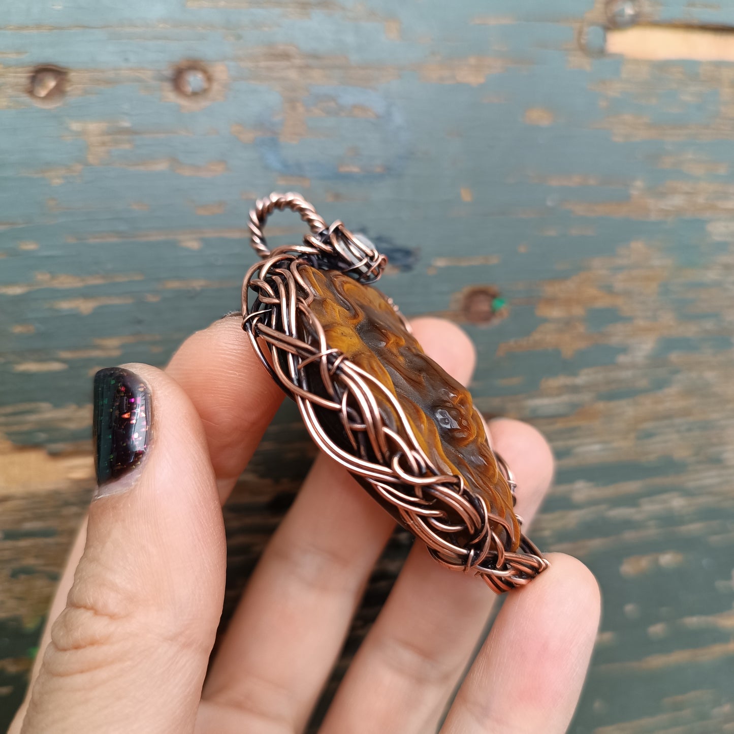 Lion head necklace