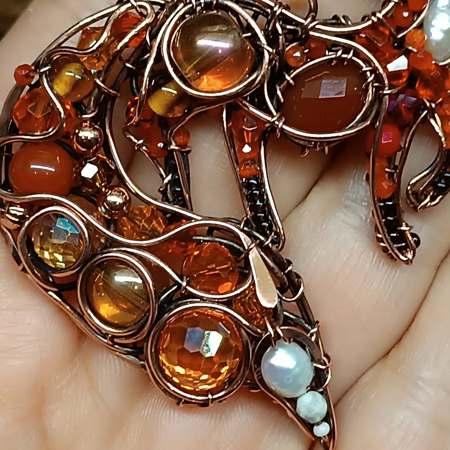 For Julia. Fox pendant.