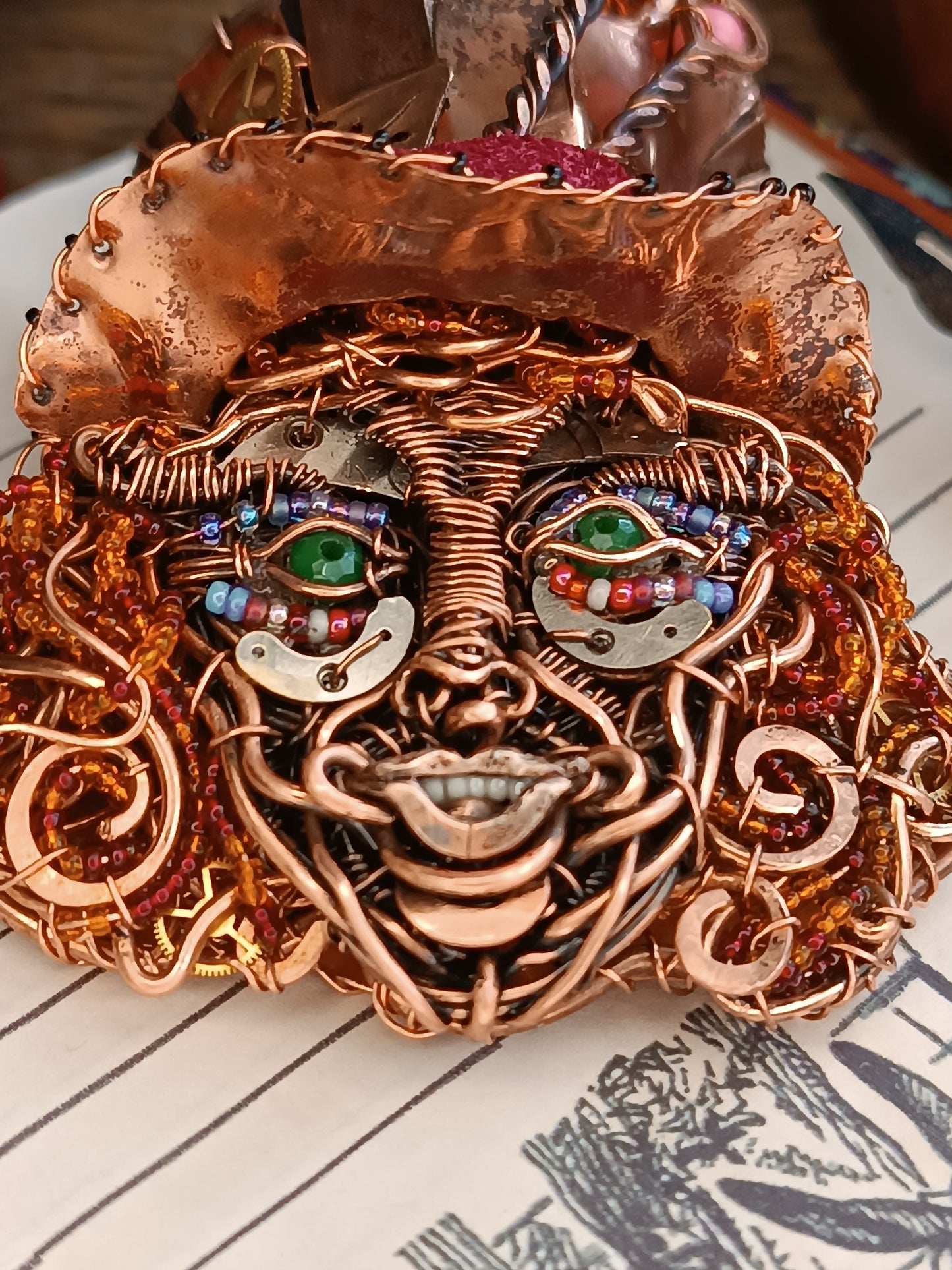 Hatter necklace.