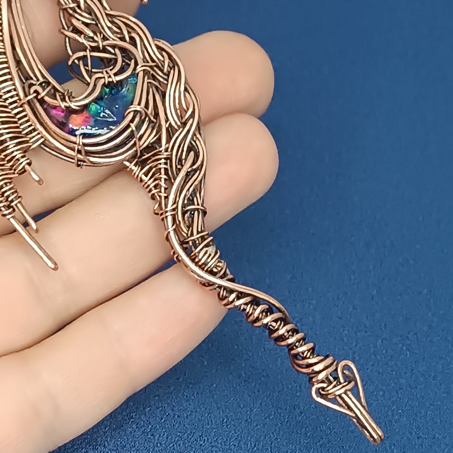Dragon and Moon necklace