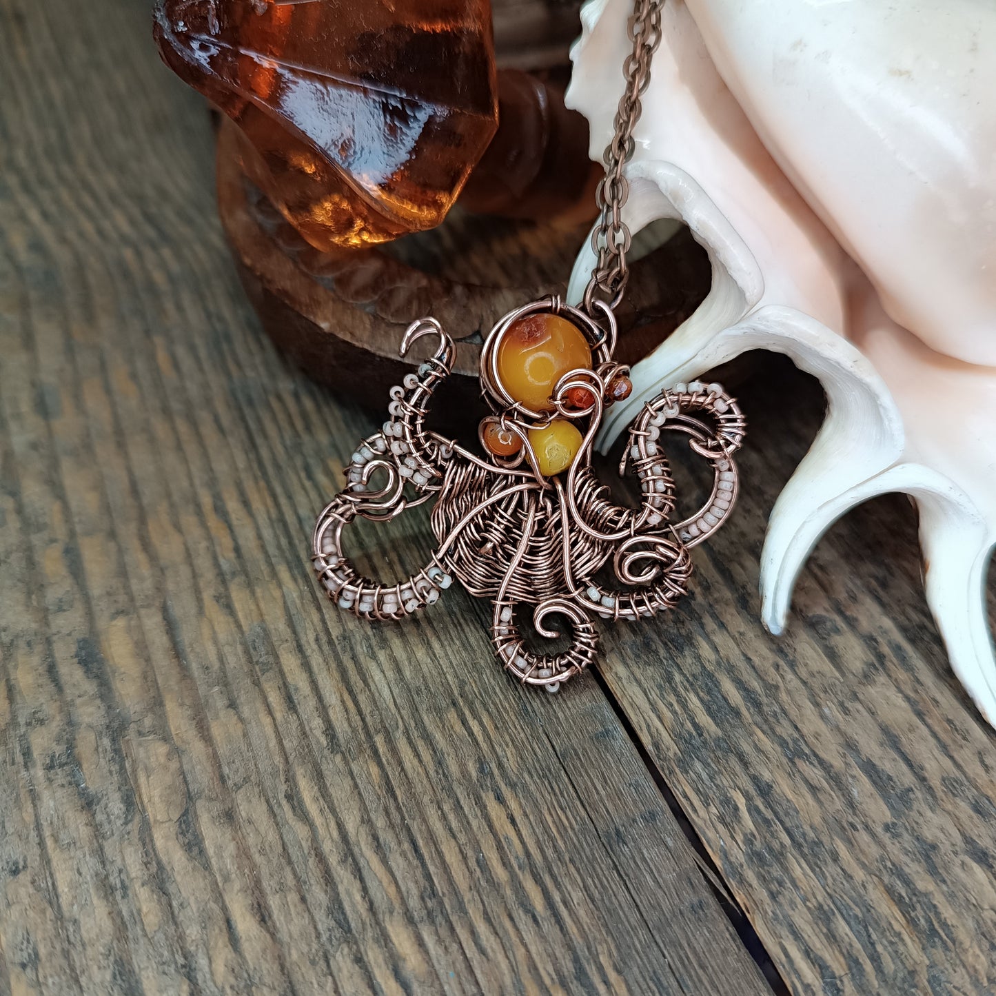 Octopus necklace ๐