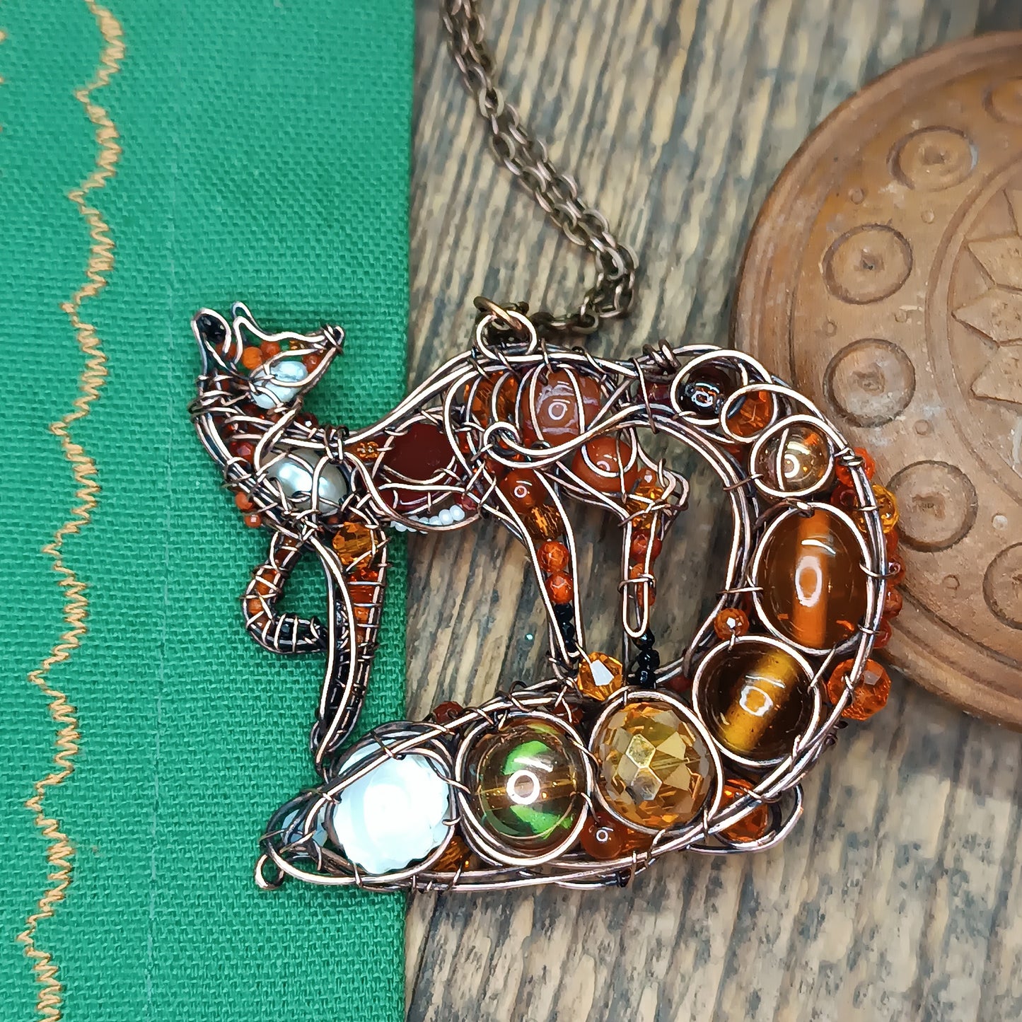Foxy necklace.