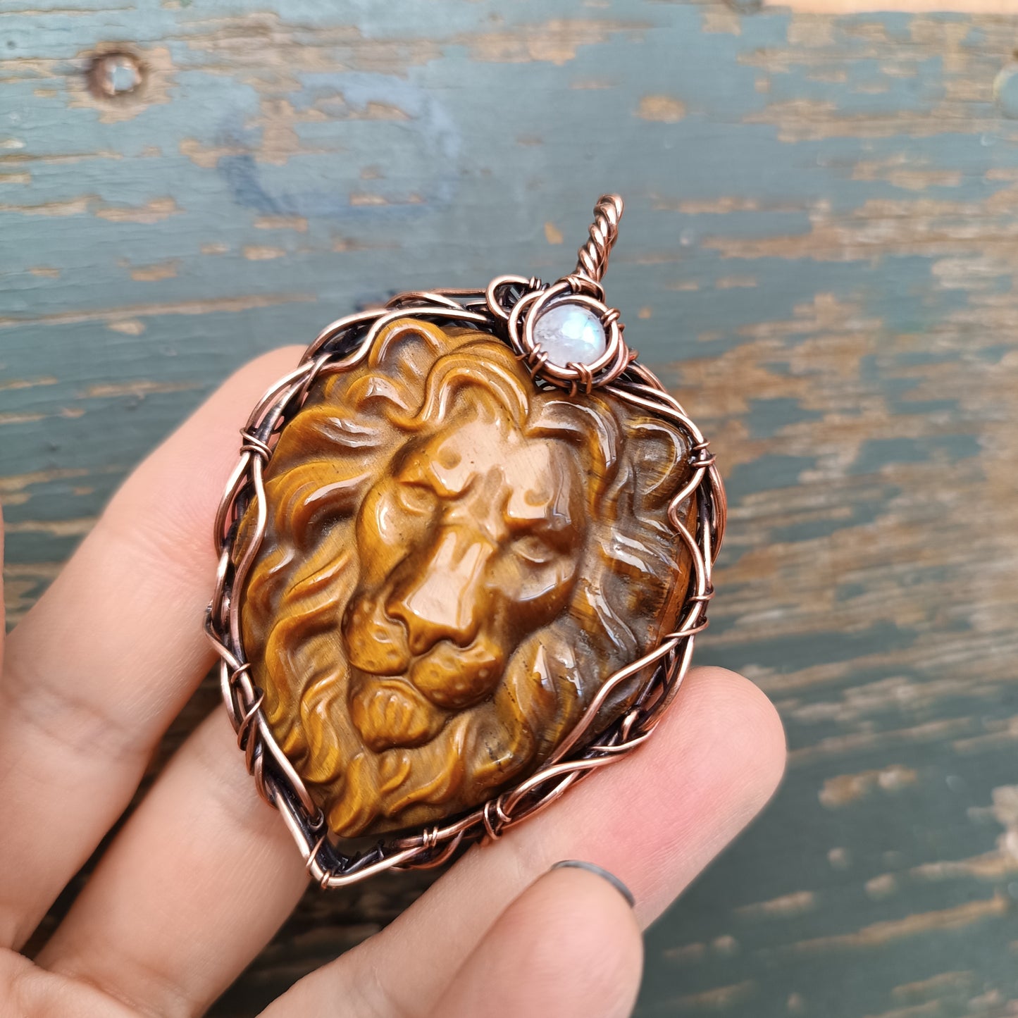 Lion head necklace