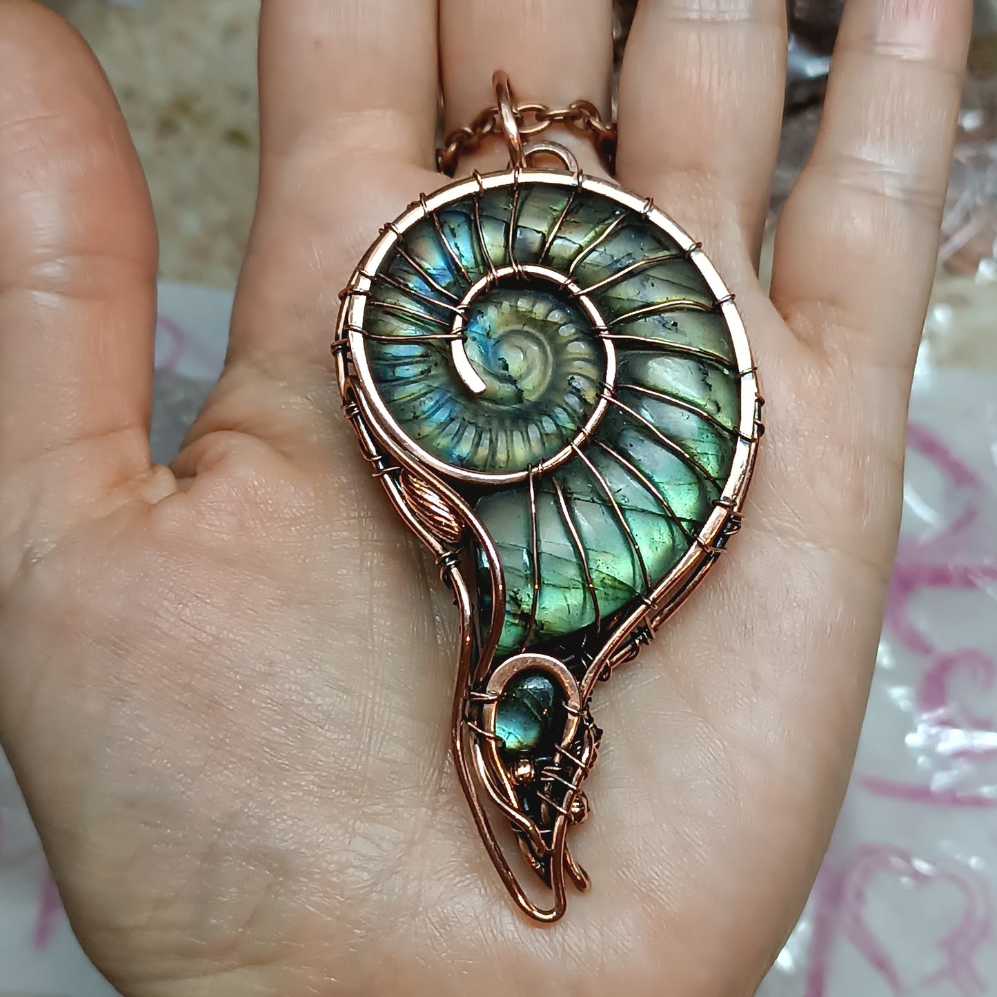 Mermaid shell necklace