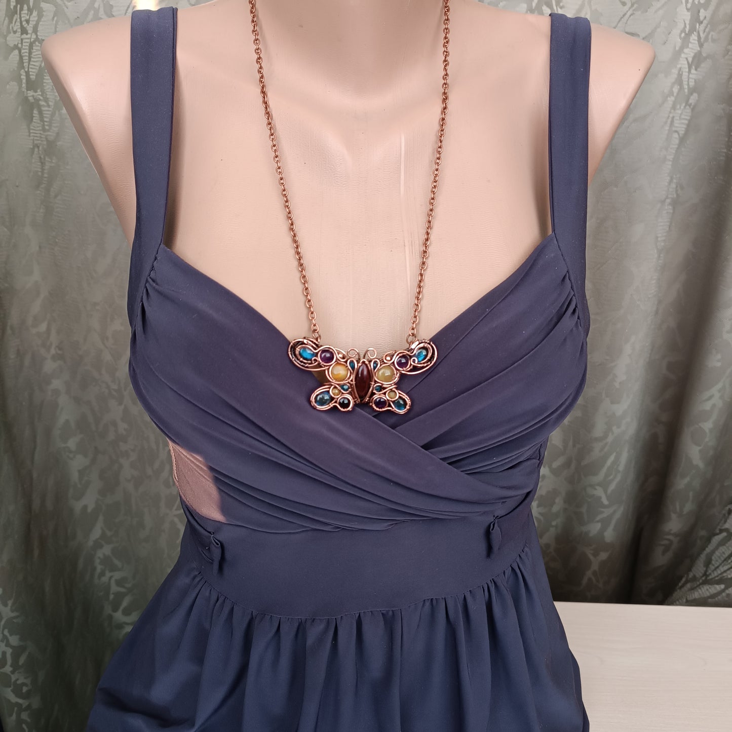 Summer butterfly necklace