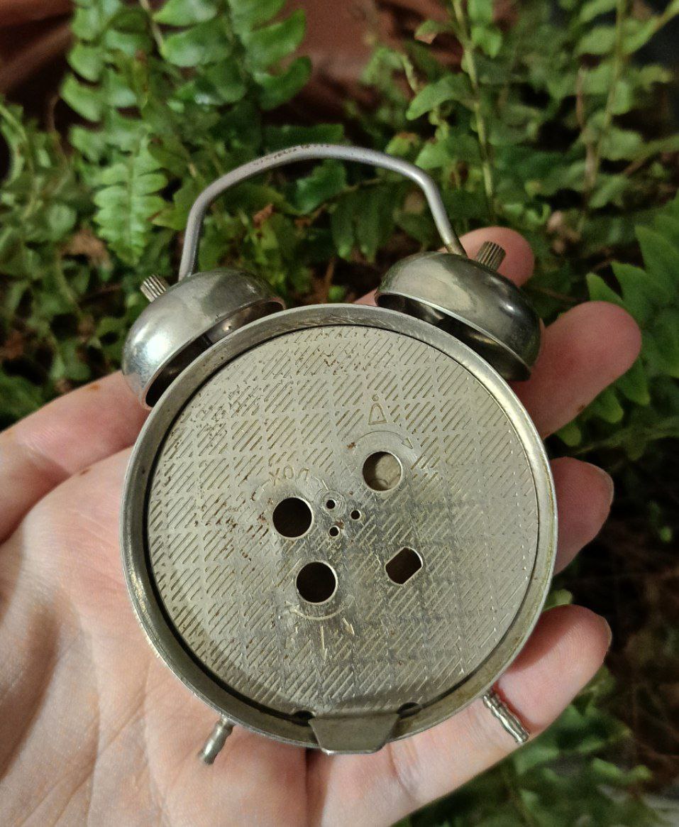 Timeless ocean. Miniature painting in the clock.