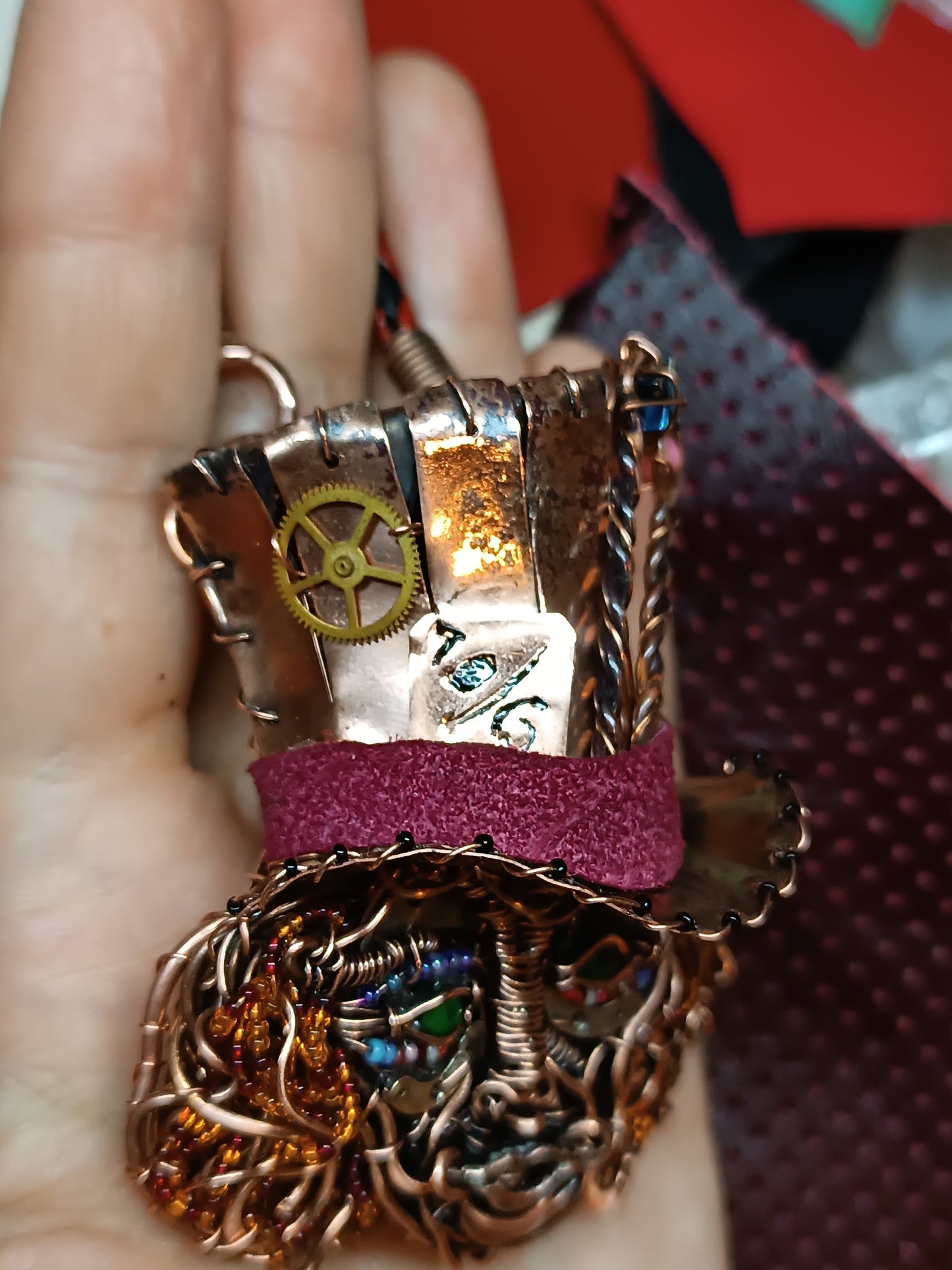 Hatter necklace.