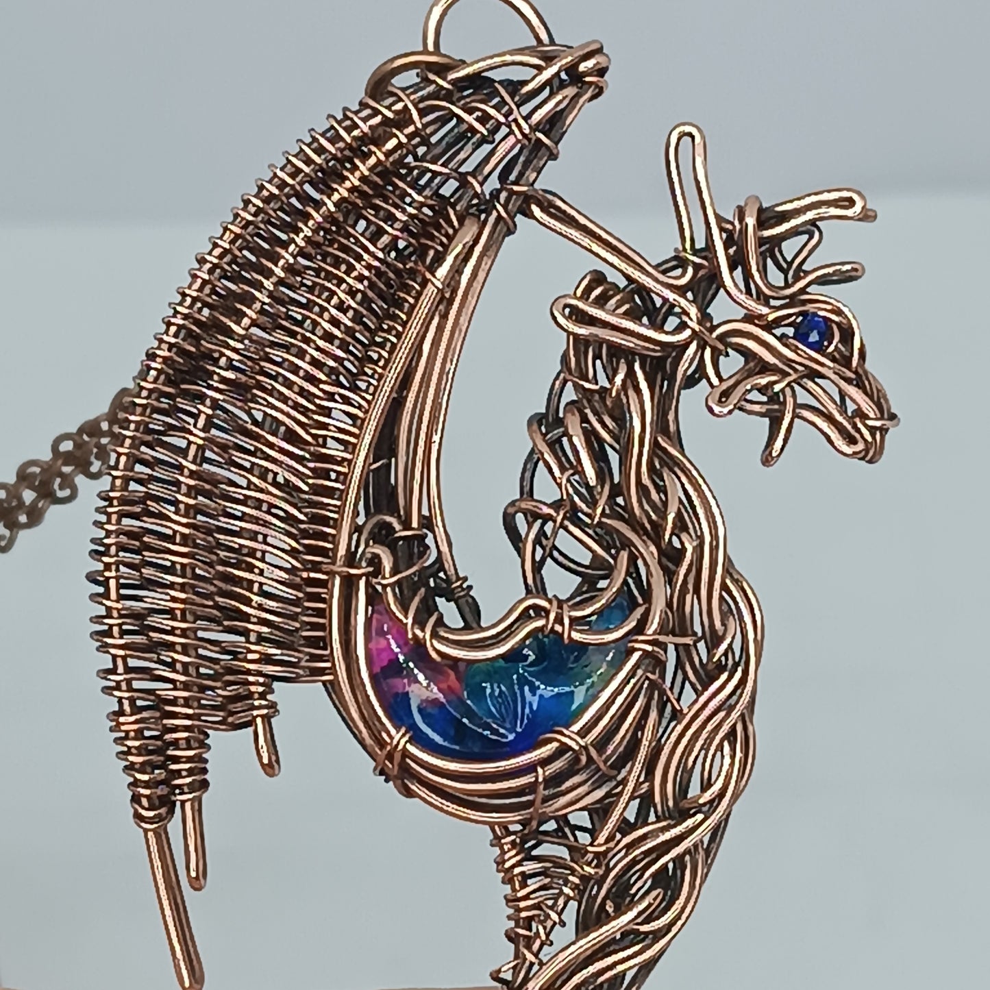 Dragon and Moon necklace