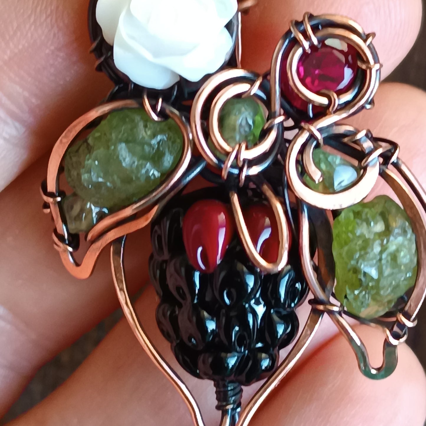 Blackberry necklace