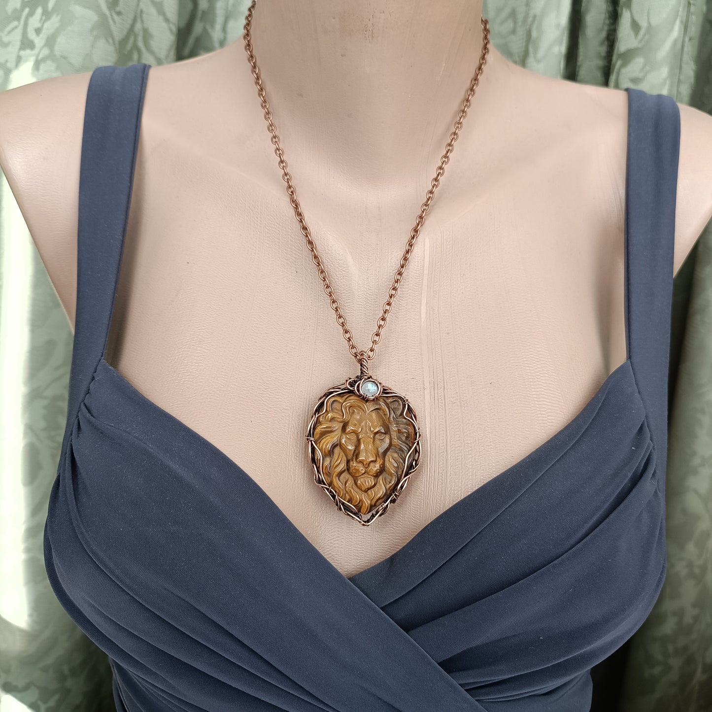 Lion head necklace