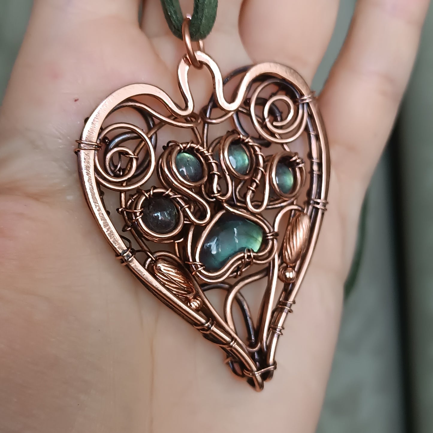 FOR SUNSHINE. Pet paw necklace.