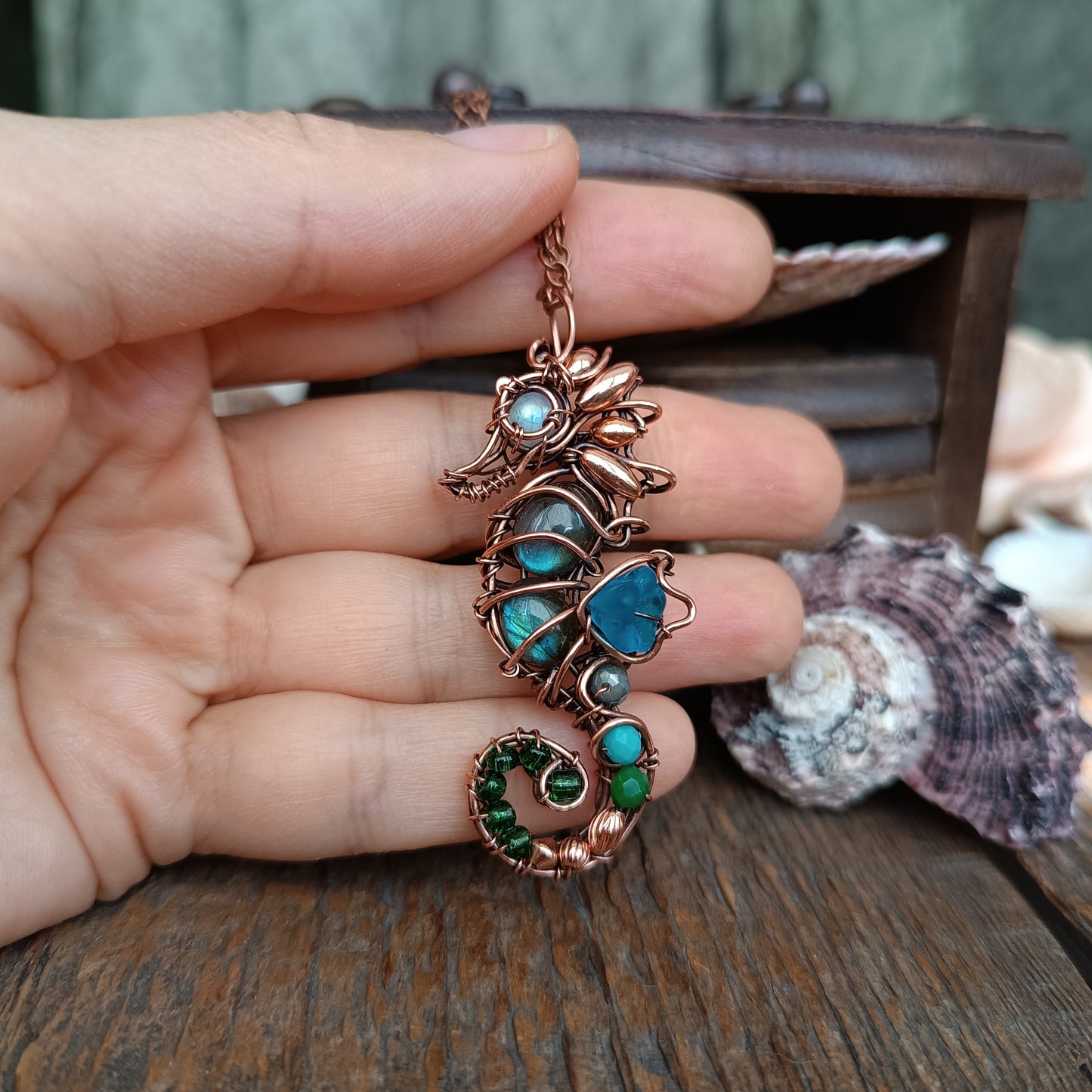 Seahorse pendant