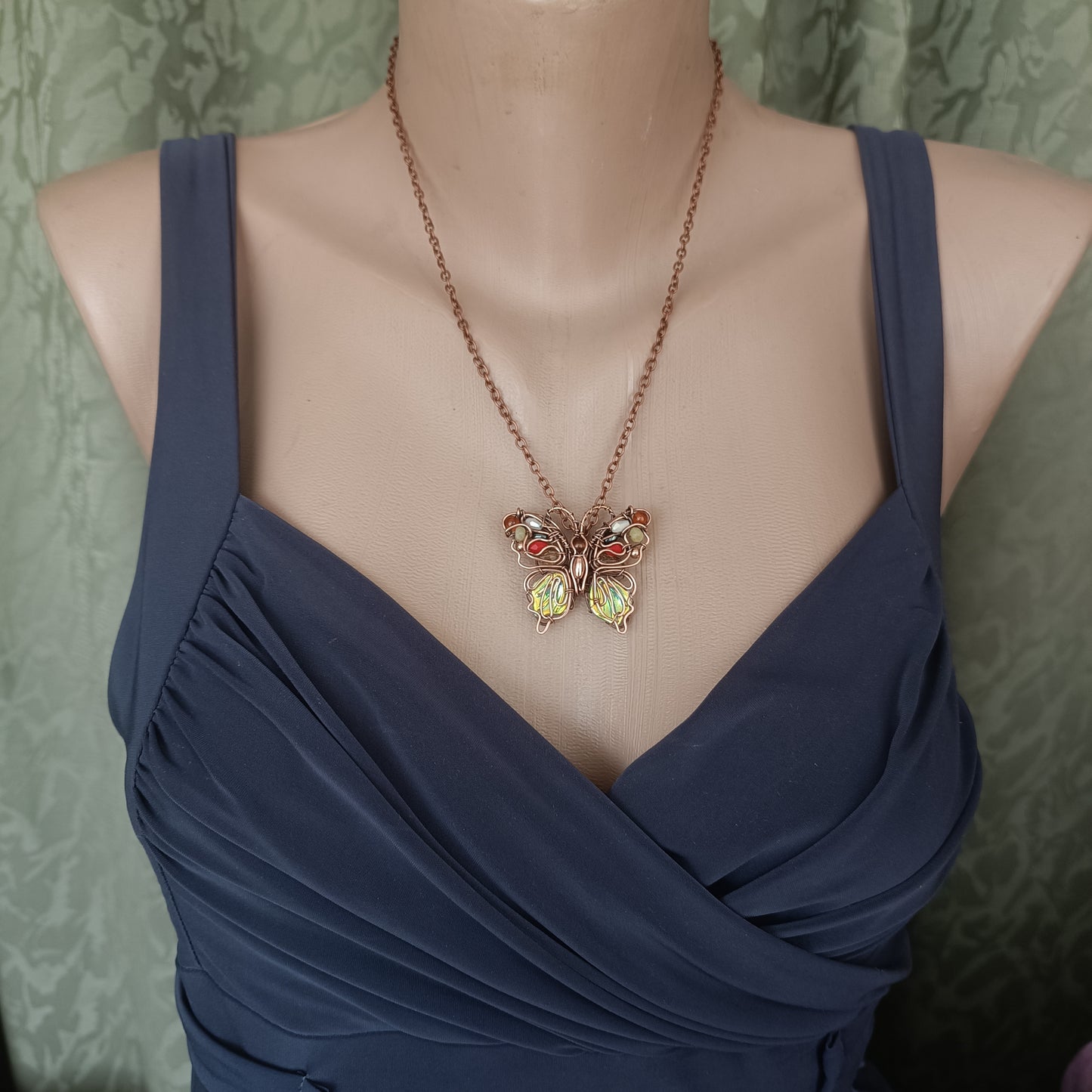 Candy lady butterfly necklace