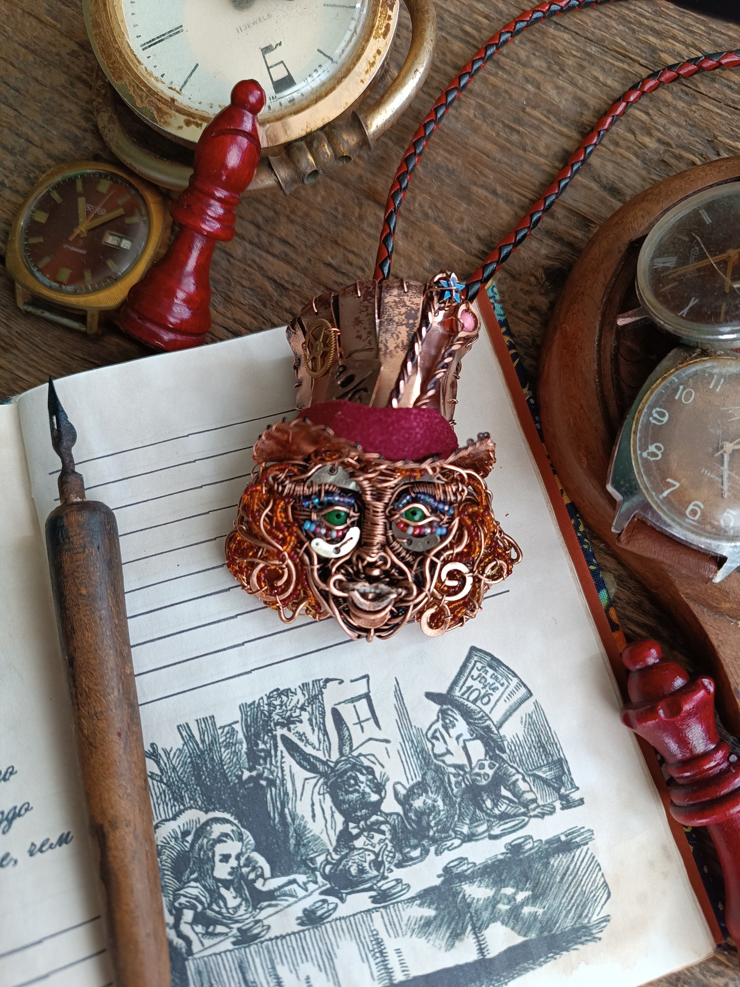 Hatter necklace.