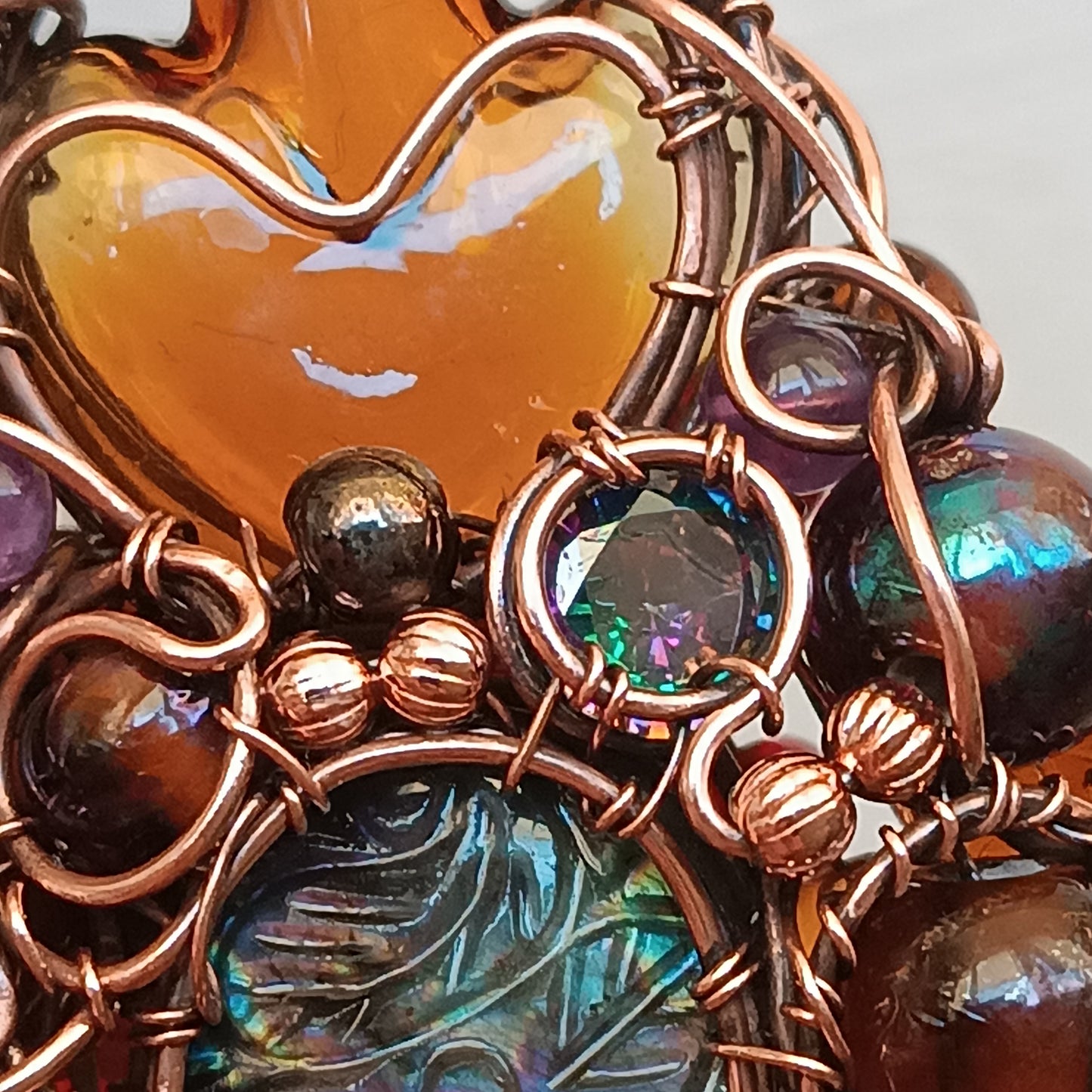 Candied fruit vial pendant