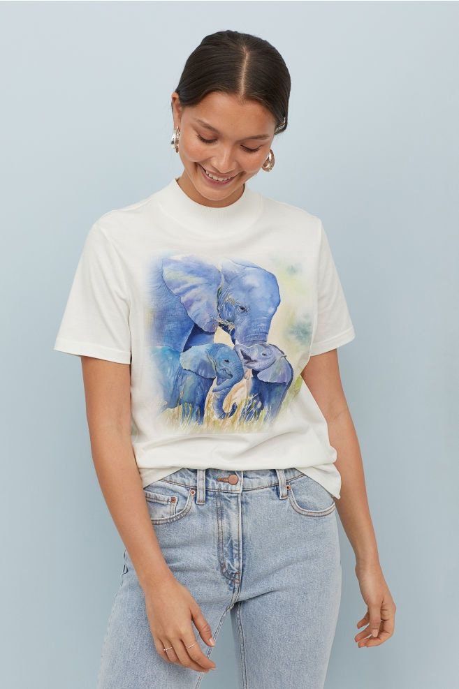 ELEPHANTS watercolor DIGITAL download