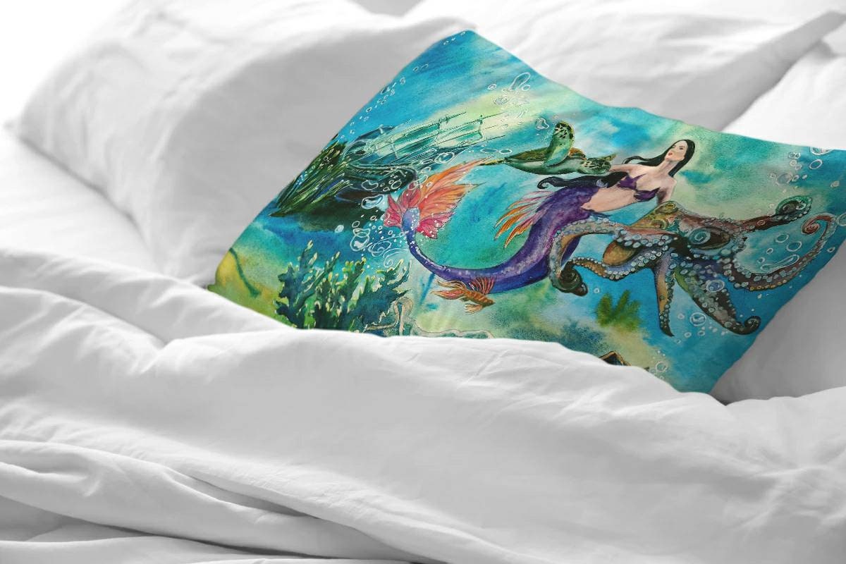 Mermaid painting DIGITAL download