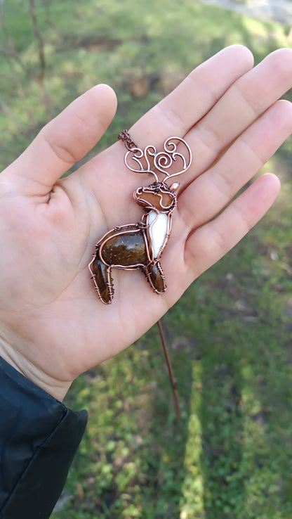 Deer pendant