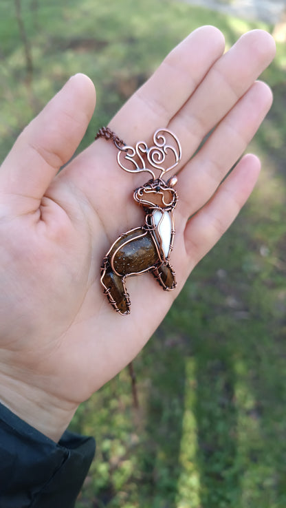 Deer pendant