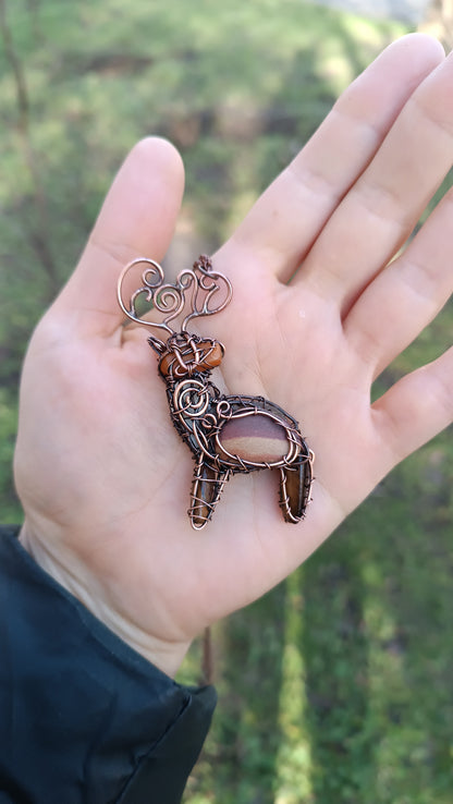 Deer pendant