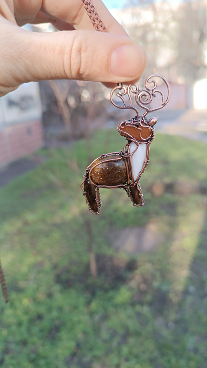 Deer pendant