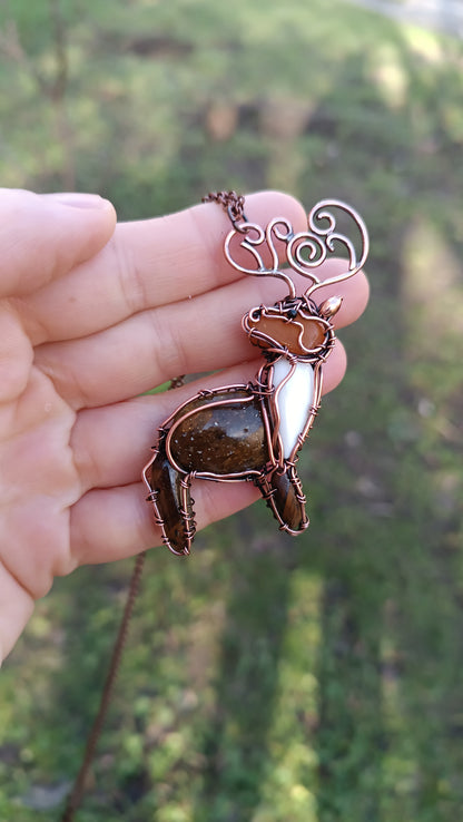 Deer pendant