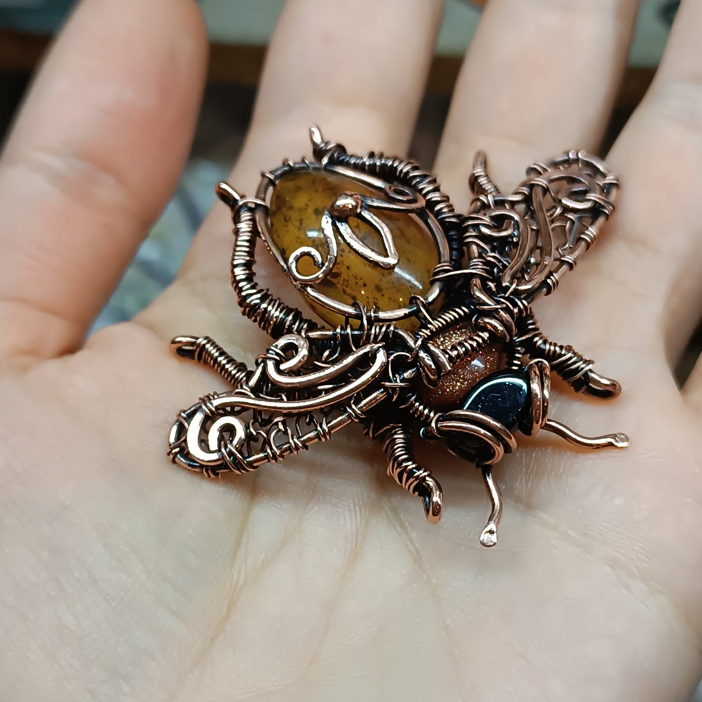 For  A.S. Bee necklace