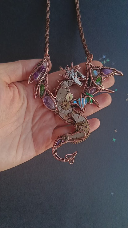 Dancing with the stars. Dragon necklace.